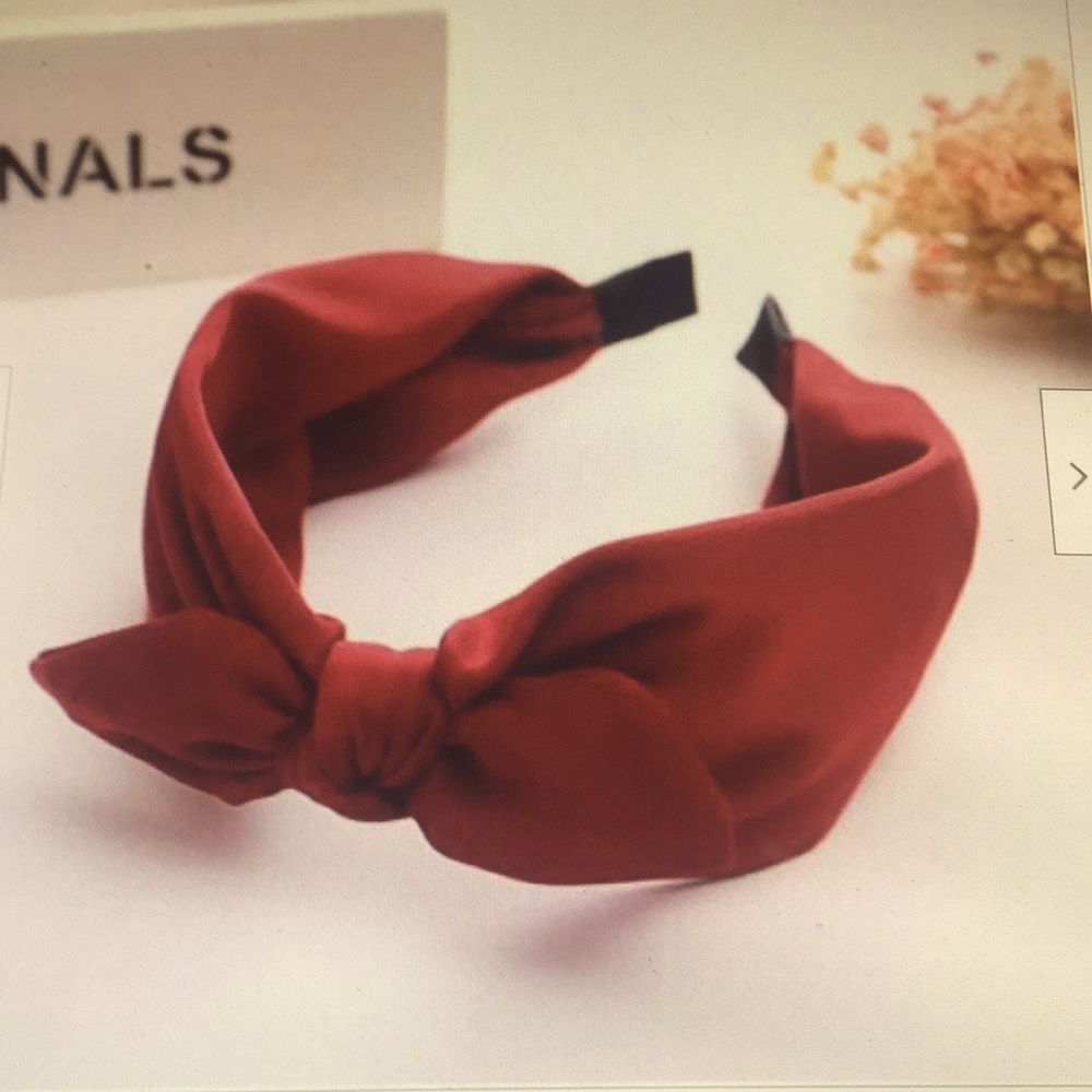 Elegant Red Hairband